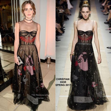 watson dior|emma watson dior dress.